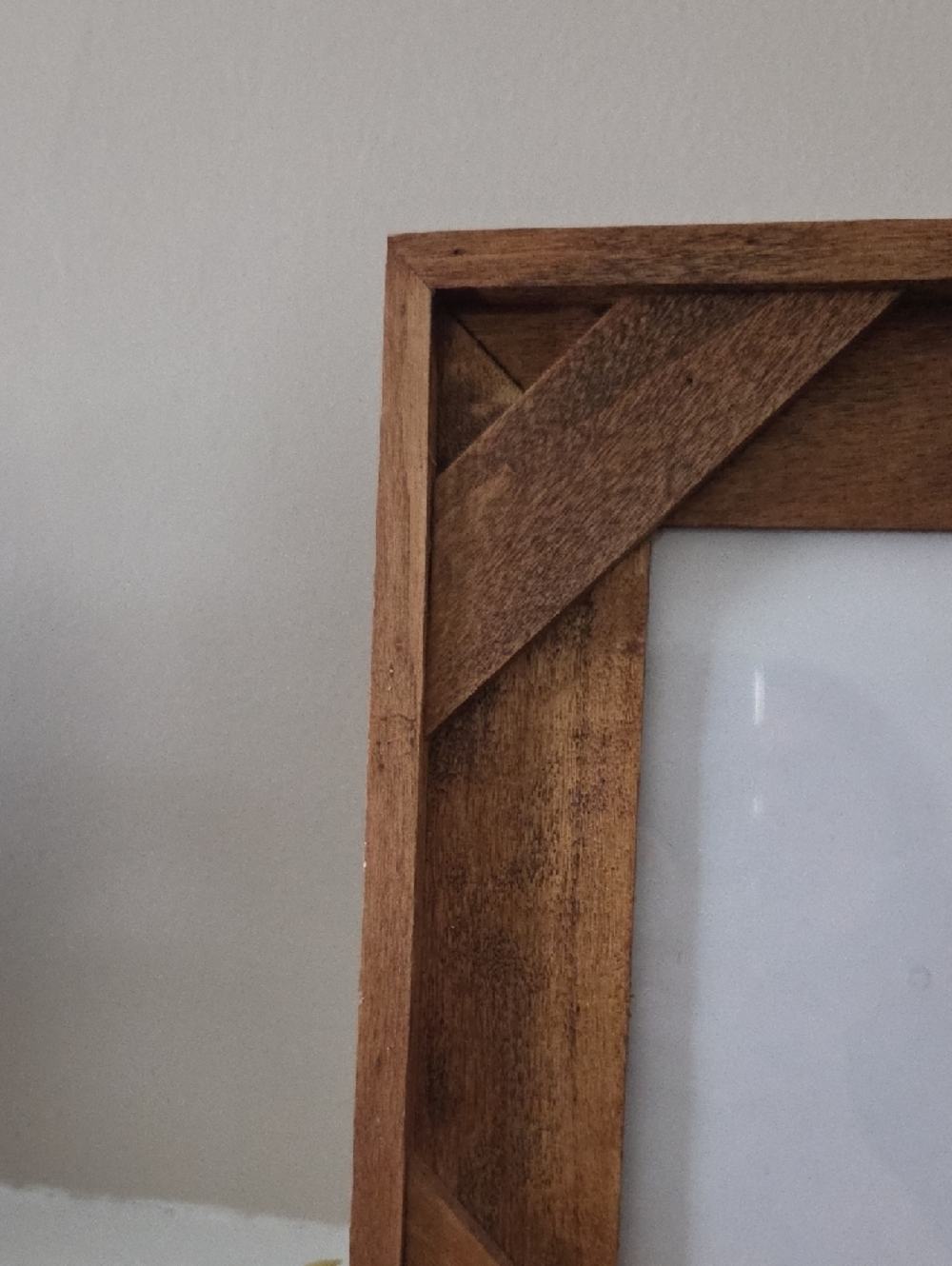 Rustic Wooden Photo Frame with Red & Orange Sunflowers - - Picture 4 of 7